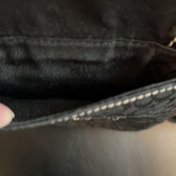 Authentic. Vintage. Leather and Black Canvas with Silver Details. - Picture 2 of 9